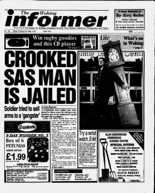 cover page of Woking Informer published on May 2, 1997
