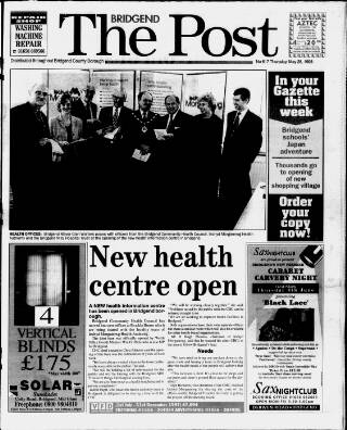 cover page of Bridgend & Ogwr Herald & Post published on May 28, 1998