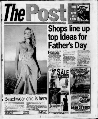 cover page of Cardiff Post published on June 10, 1999