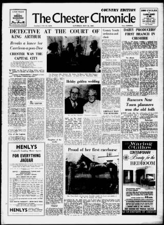 cover page of Chester Chronicle published on May 22, 1965