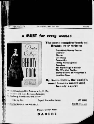 cover page of Bookseller published on May 2, 1953