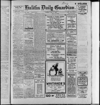 cover page of Halifax Daily Guardian published on May 2, 1916