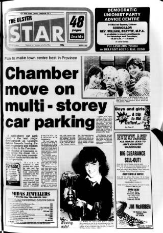 cover page of Ulster Star published on March 1, 1985