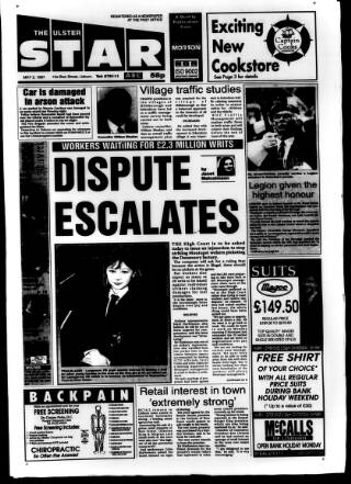 cover page of Ulster Star published on May 2, 1997