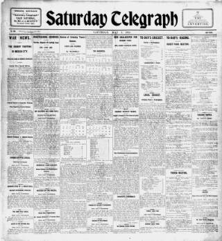 cover page of Saturday Telegraph (Grimsby) published on May 2, 1914