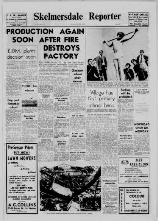 cover page of Skelmersdale Reporter published on May 2, 1968
