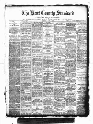 cover page of Kent County Standard published on May 2, 1890
