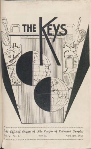cover page of The Keys published on April 1, 1938