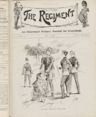 cover page of The Regiment published on May 2, 1896