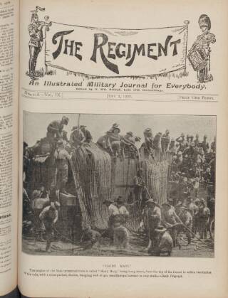 cover page of The Regiment published on June 2, 1900